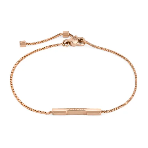 Gucci , Link to love bracelet in 18kt pink gold ,Pink female, Sizes: ONE SIZE