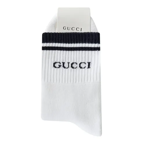 GUCCI Logo Socks - White