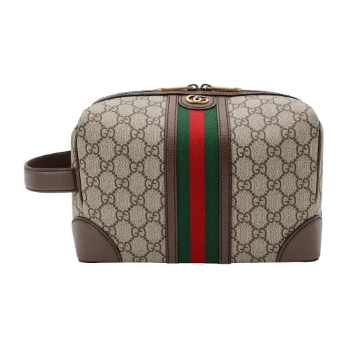 Gucci , Mens Accessories Beauty Case Brown Ss24 ,Multicolor male, Sizes: ONE SIZE