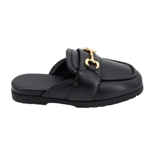 Gucci , Mens Shoes Sandals Black Ss24 ,Black male, Sizes: