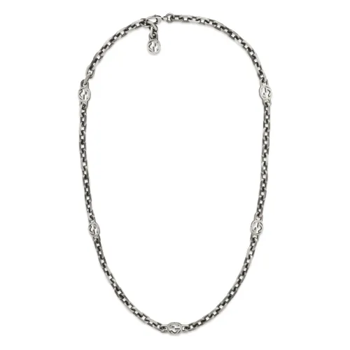 Gucci , Necklaces ,Gray female, Sizes: ONE SIZE
