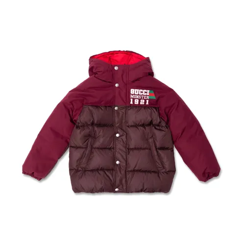 Gucci , Quilted Logo Jacket for Kids ,Red male, Sizes: