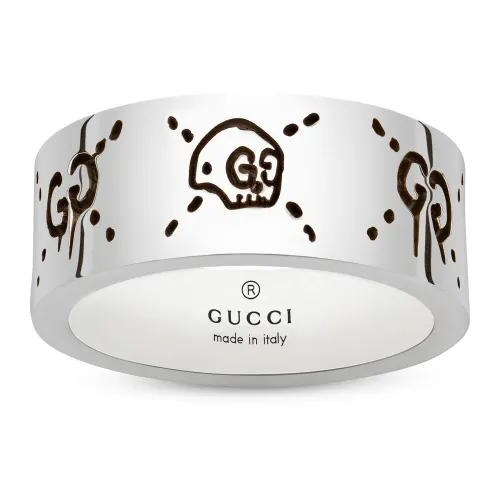 Gucci , Ring ,Gray female, Sizes: 49 MM