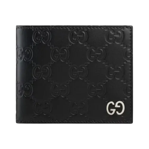 Gucci , Signature Wallet ,Black female, Sizes: ONE SIZE