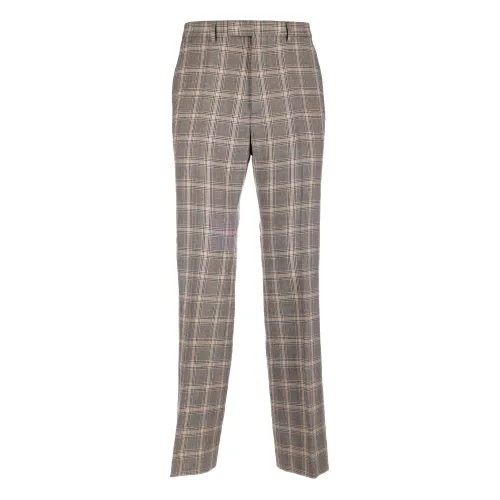 Gucci , Slim-fit Trousers ,Brown male, Sizes: