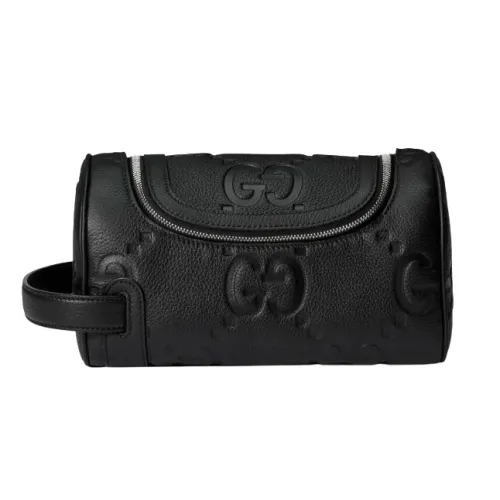 Gucci , small Jumbo GG toiletry case ,Black female, Sizes: ONE SIZE
