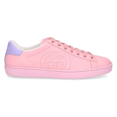Gucci , Sneaker low ACE Calf Leather ,Pink female, Sizes: