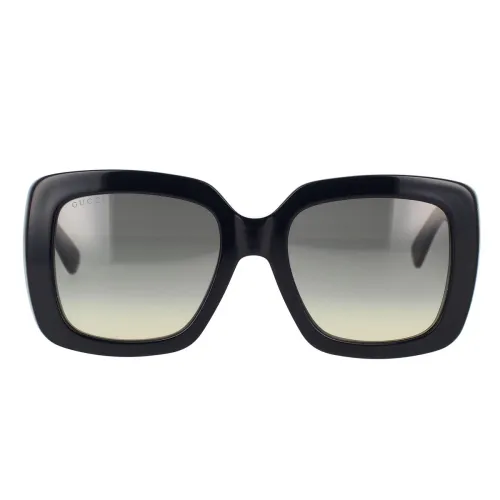 Gucci , Square Sunglasses with GG Style Signature ,Black female, Sizes: