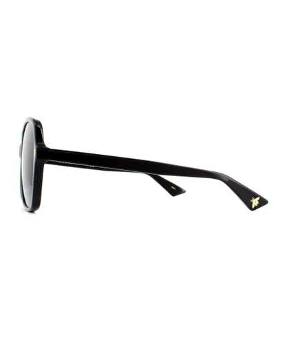 Gucci Square Womens Black Grey Gradient Sunglasses - One