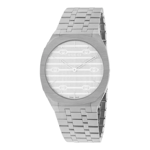 Gucci , Stainless Steel Multi-Layered Watch ,Gray female, Sizes: ONE SIZE