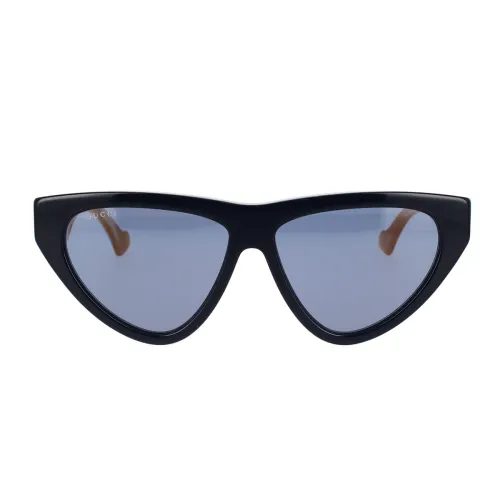Gucci , Trendy Cat-Eye Sunglasses ,Black female, Sizes: