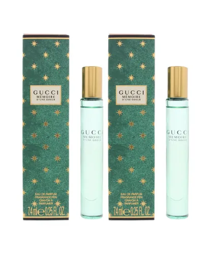 Gucci Unisex Memoire D'une Odeur Eau de Parfum Fragrance Pen 7.4ml x 2 - One Size