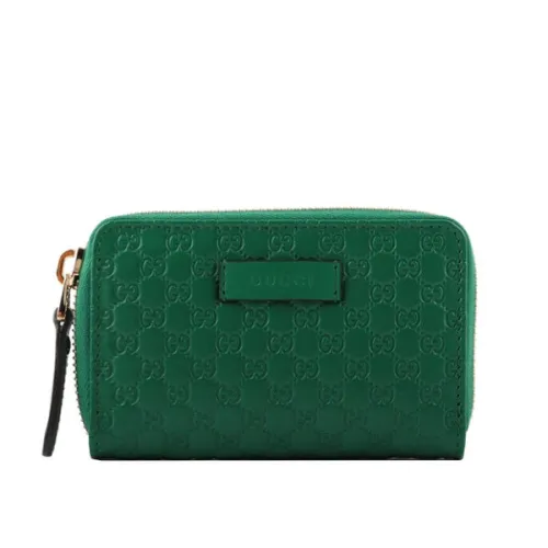 Gucci , Wallet/Card holder ,Green female, Sizes: ONE SIZE