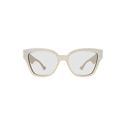 Gucci , White Sunglasses for Women ,White female, Sizes: