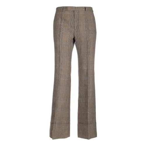 Gucci , Wide Trousers ,Brown male, Sizes: