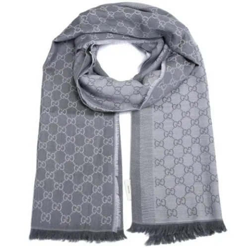 Gucci , Winter scarf ,Gray unisex, Sizes: ONE