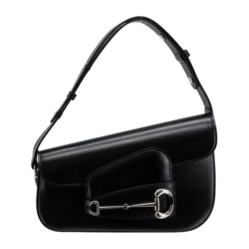 Gucci , Womens Bags Shoulder Bag Black Ss24 ,Black female, Sizes: ONE SIZE