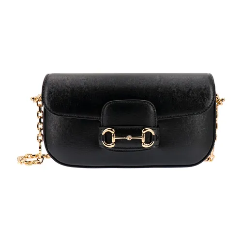 Gucci , Women's Bags Shoulder Bag Black Ss24 ,Black female, Sizes: ONE SIZE