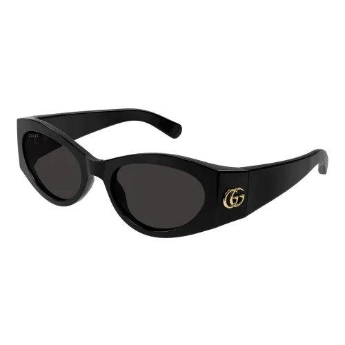 Gucci , Womens Cat-Eye Sunglasses Gg1401S 001 ,Black female, Sizes: