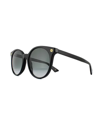 Gucci Womens Sunglasses GG0091S 001 Black Grey Gradient - One