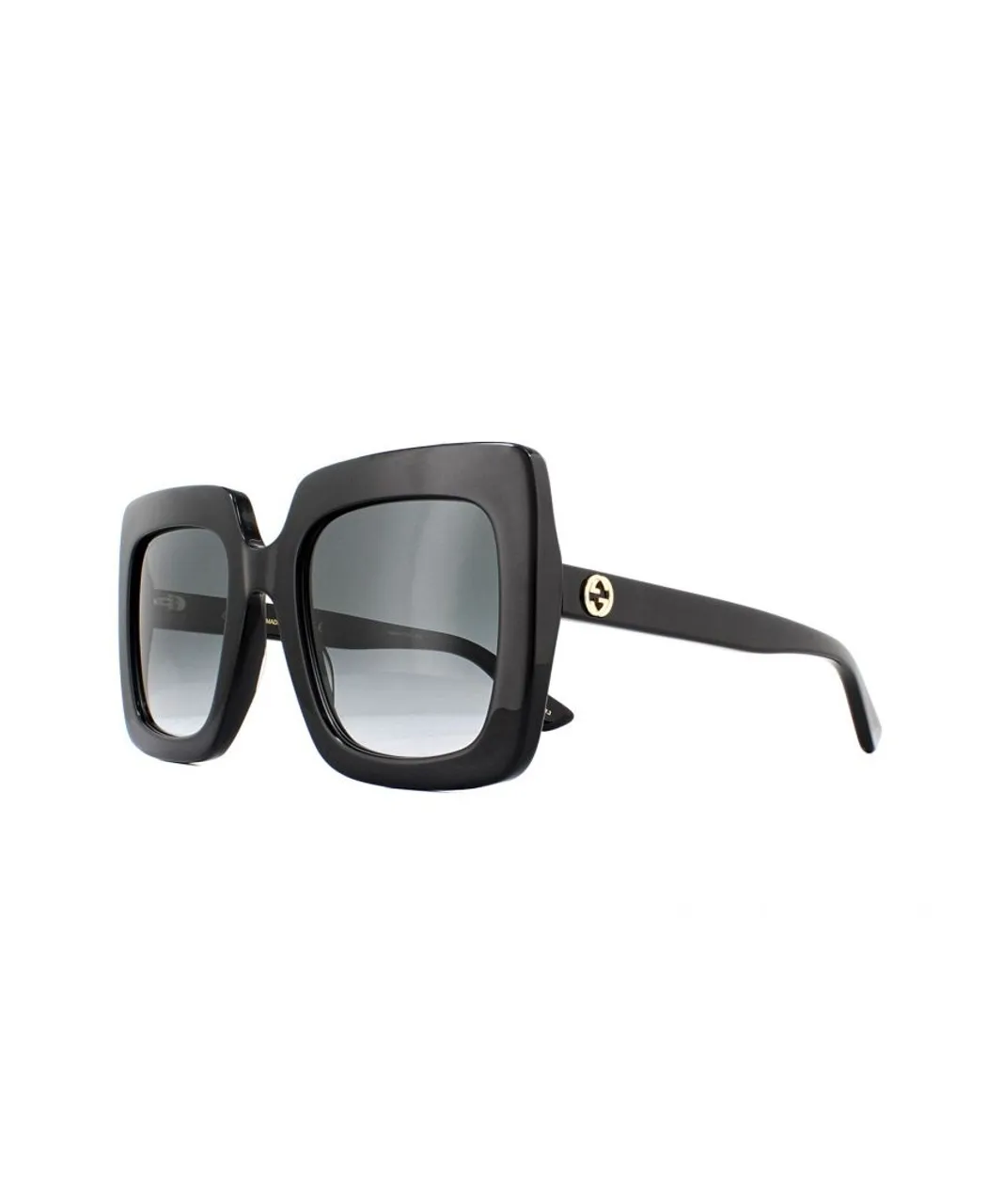 Gucci Womens Sunglasses GG0328S 001 Black Grey Gradient - One