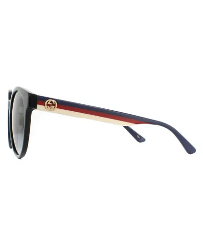 Gucci Womens Sunglasses GG0416SK 001 Black Grey Gradient Metal - One