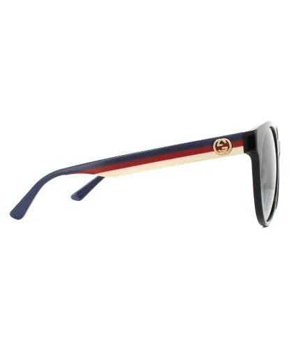 Gucci Womens Sunglasses GG0416SK 001 Black Grey Gradient Metal - One
