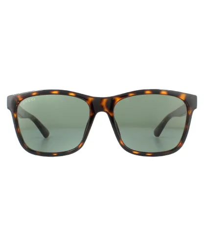 Gucci Womens Sunglasses GG0746S 003 Dark Havana Green - Brown - One