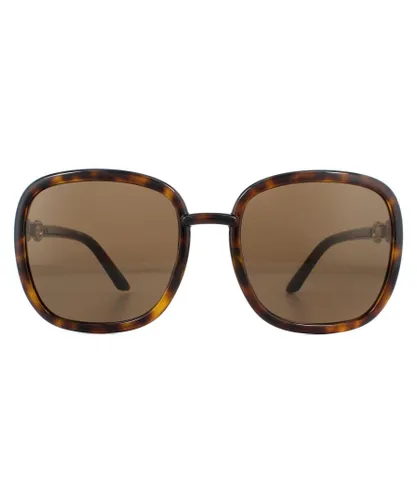 Gucci Womens Sunglasses GG0893S 002 Dark Havana Brown - One