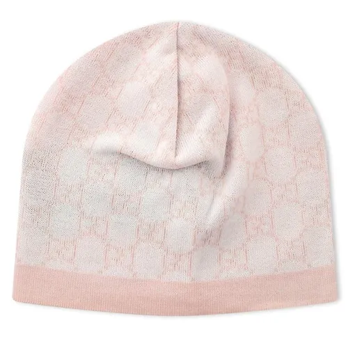 GUCCI Wool Gg Hat Baby Girls - Pink