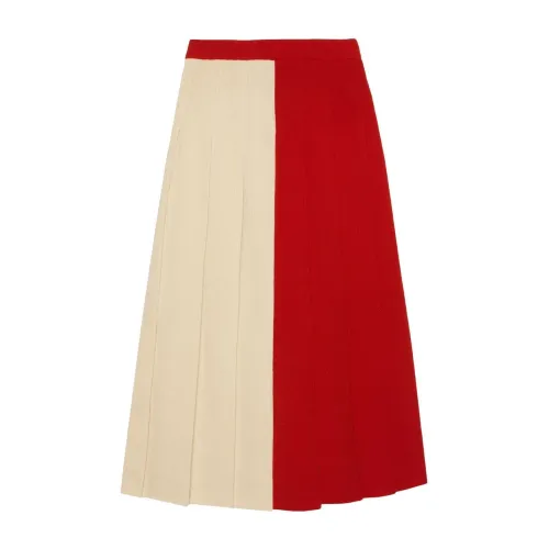 Gucci , Wool Midi Skirt ,Multicolor female, Sizes: