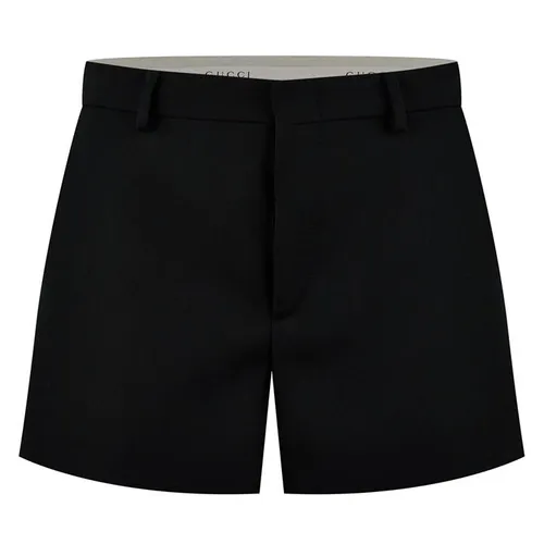 GUCCI Wool Shorts - Black