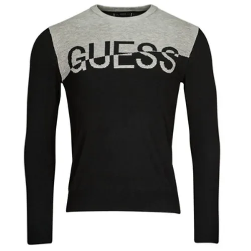 Guess  ALEX LS CN LOGO SWEATER  men's Sweater in Black