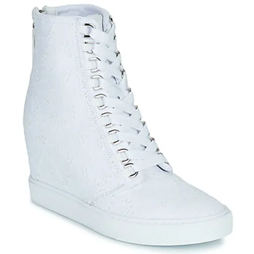 Guess  ALTAH  women's Shoes (High-top Trainers) in White