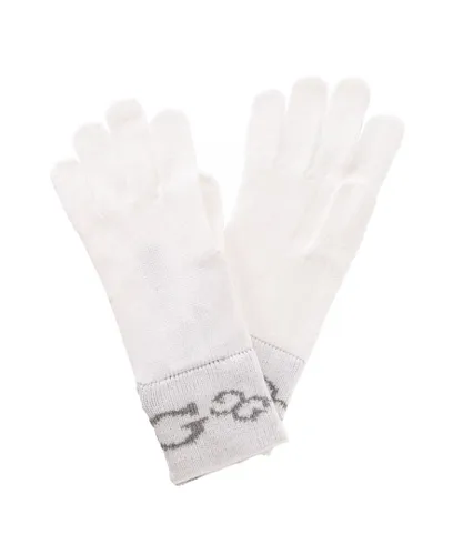 Guess AWU320VIS02 WoMens knitted gloves - White