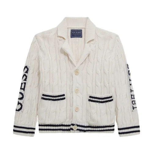 Guess , Baby Cardigan ,White male, Sizes:
