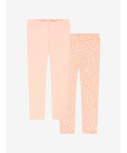 Guess Baby Girls Reversible Leopard Print Legging - Pink