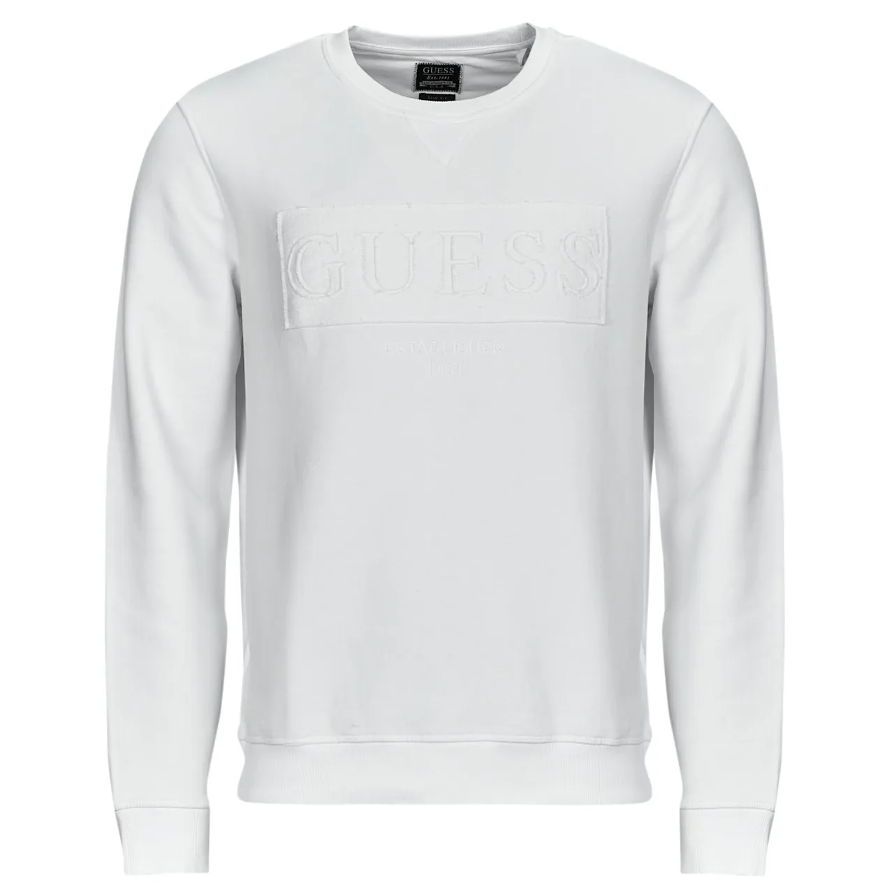 Guess  BEAU CN SWEATSHIRT  men's Sweatshirt in White