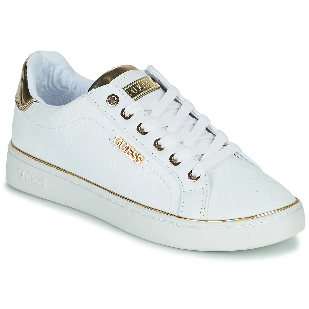 Guess  BECKIE  women's Shoes (Trainers) in White