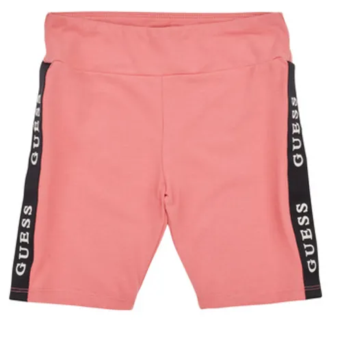 Guess  BERMUDA  girls's Children's shorts in Pink