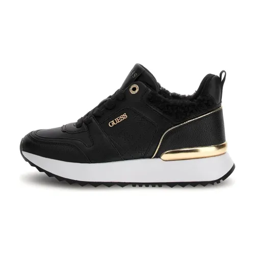 Guess , Black Sneakers for Active Women ,Black female, Sizes:
