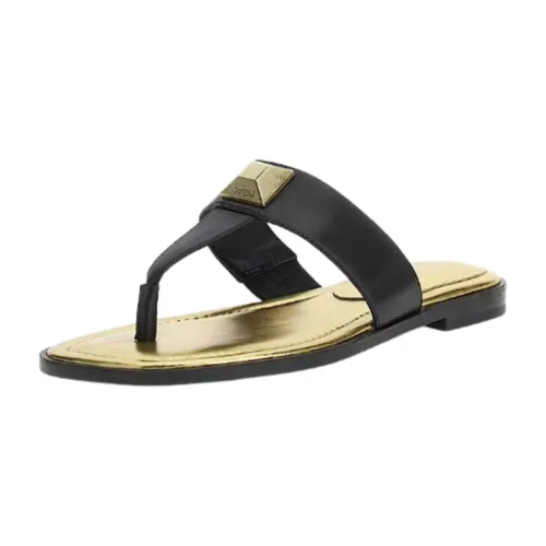 Guess , Black Strappy Sandals ,Black female, Sizes: