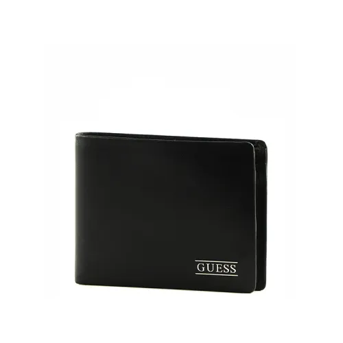 Guess , Black Wallet with Card Slots and Coin Pocket ,Black female, Sizes: ONE SIZE