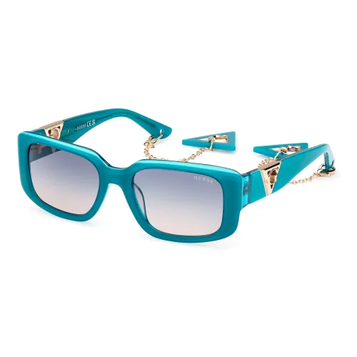 Guess , Blue Shaded Sunglasses ,Blue unisex, Sizes: