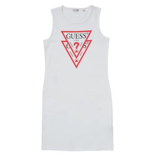 Guess  CANCA  girls's Children's dress in White