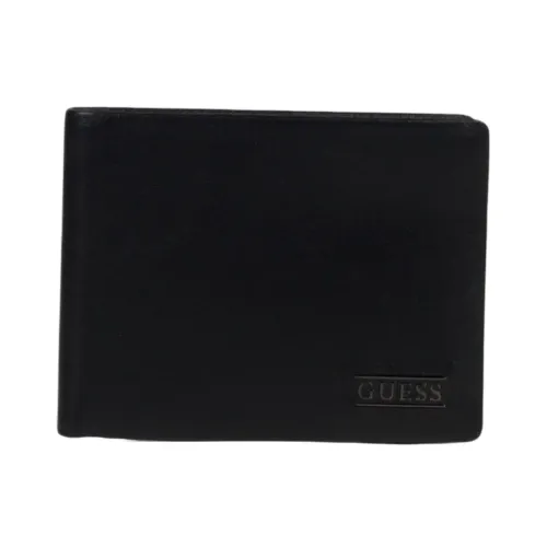 Guess , Classic Leather Card Holder ,Black male, Sizes: ONE SIZE