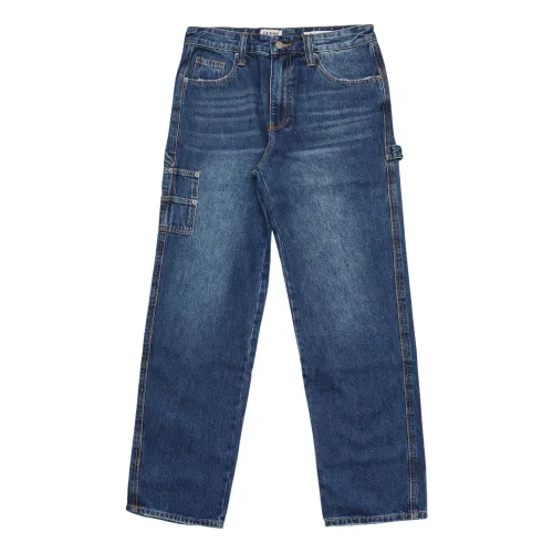 Guess , Dark Blue Wash Carpenter Jeans ,Blue male, Sizes: