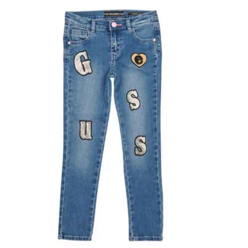 Guess  DENIM FIT PANTS  girls's Children's Skinny Jeans in Blue