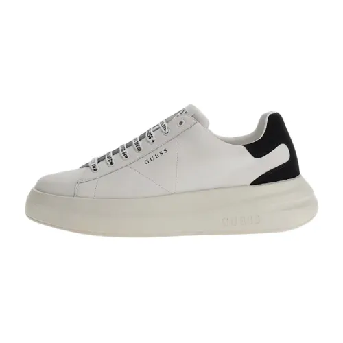 Guess , Elba LTH Leather Shoes ,White male, Sizes: