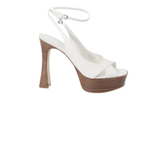 Guess , Elevate Your Style with High Heel Sandals ,Beige female, Sizes: